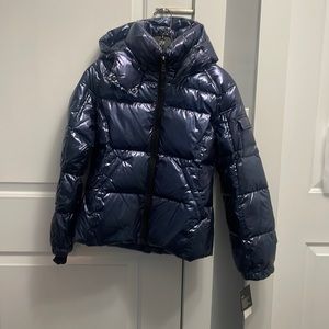 NWT Girl’s S13 Metallic Down Puffer Jacket - Size 14